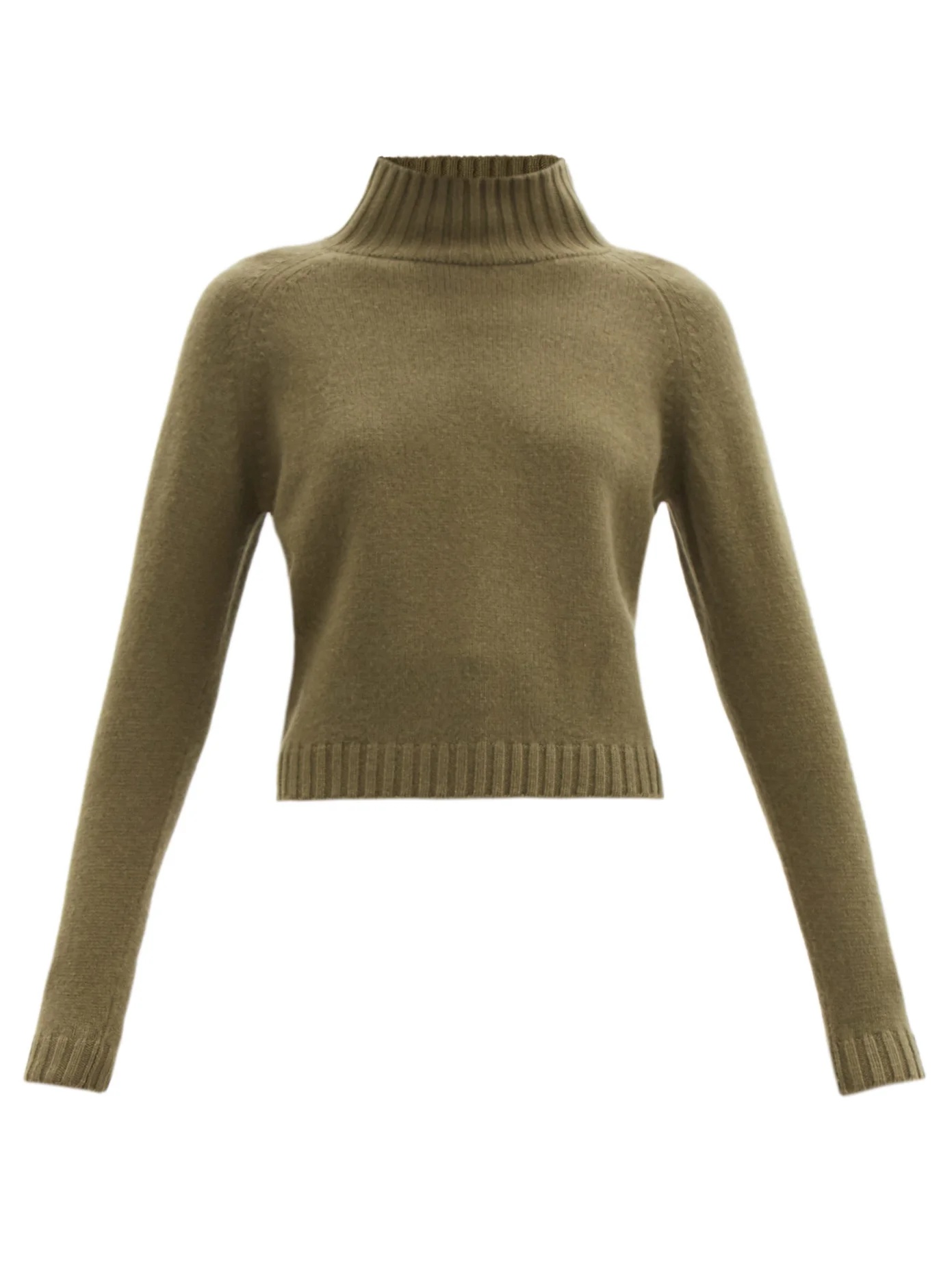 Highland high-neck cashmere sweater - 1