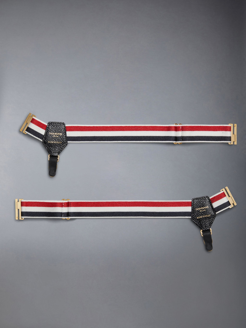 Thom Browne RWB-stripe sock garter outlook