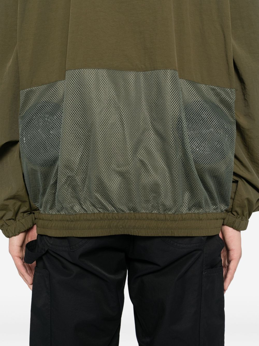 slogan-print jacket - 5