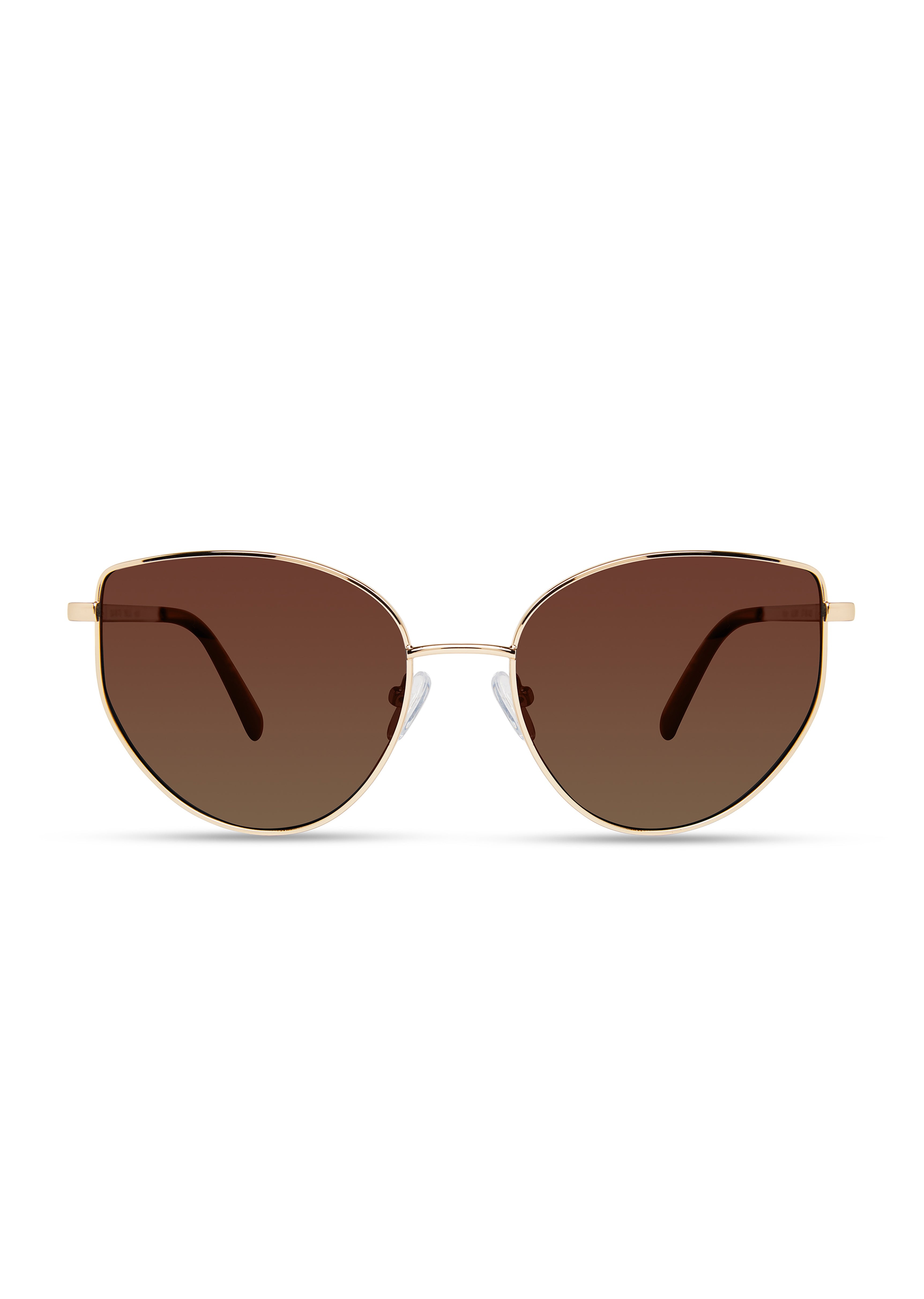 KIRBY CAT EYE OVERSIZED METAL SUNGLASSES - 3