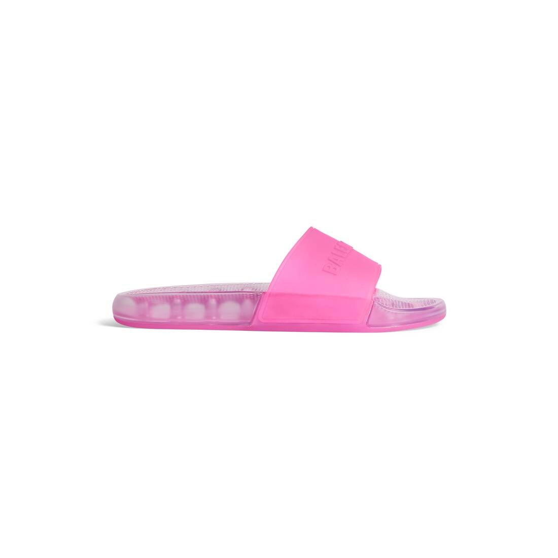 Women's Pool Transparent Slide Sandal  in Pink - 1