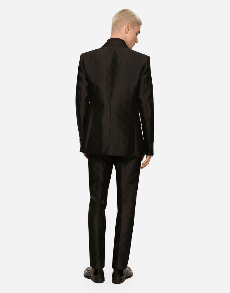 Double-breasted Sicilia-fit tuxedo suit with DG monogram - 3
