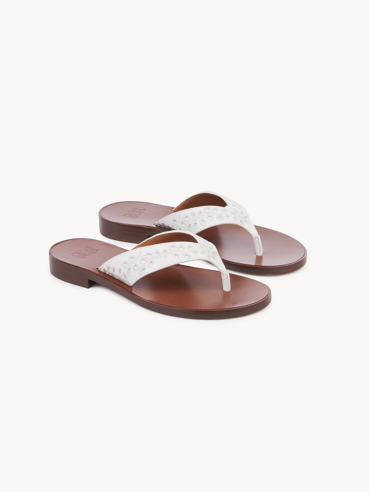 CHLOÉ X ERES PAZ FLAT SANDAL - 4