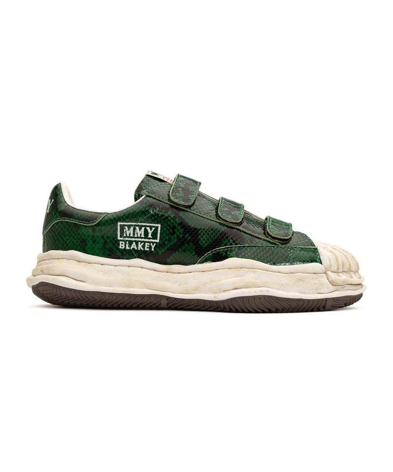 "BLAKEY" OG Sole Python Printed Leather Low-top Sneaker 21