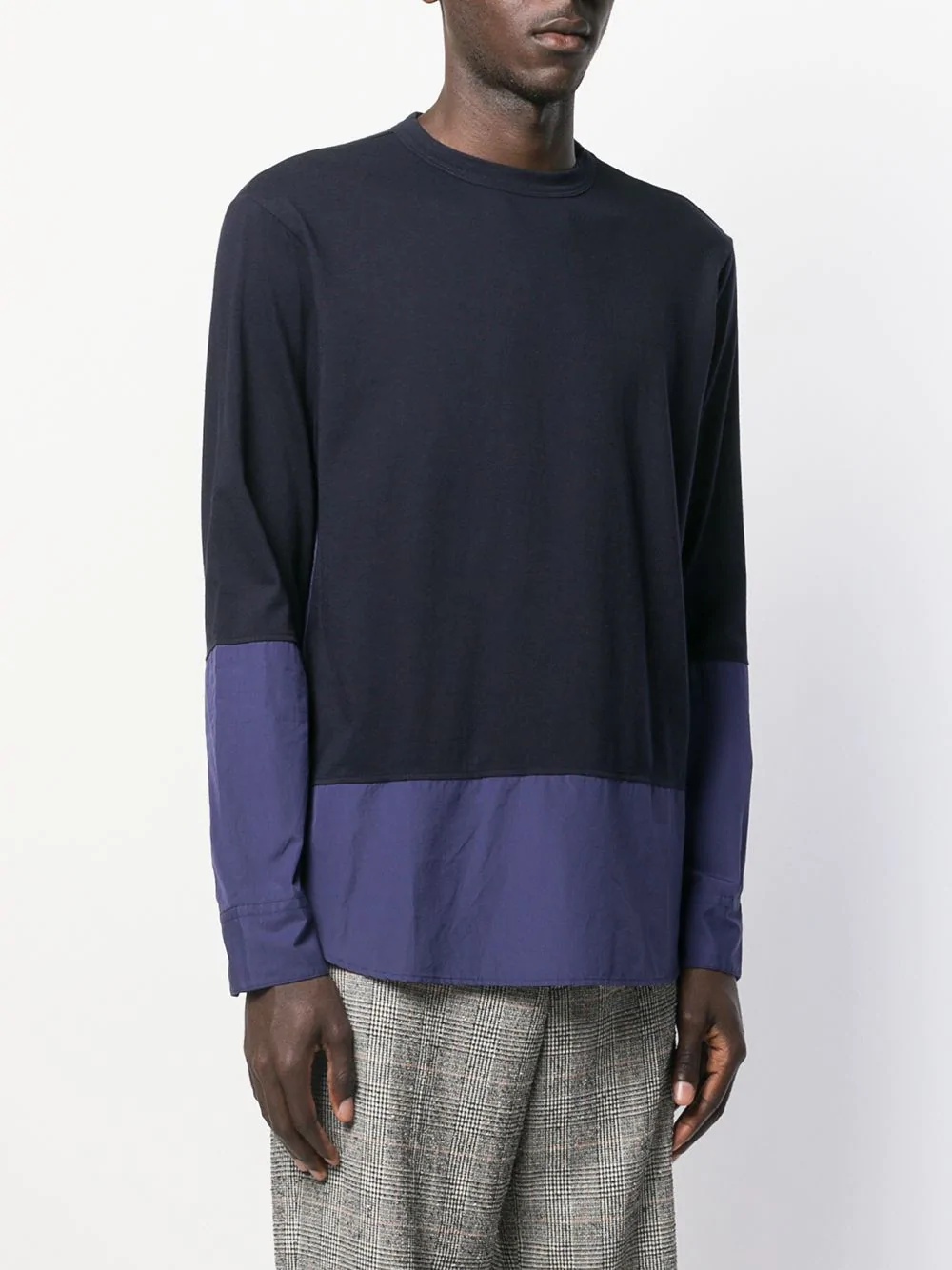 colour-block sweatshirt - 3