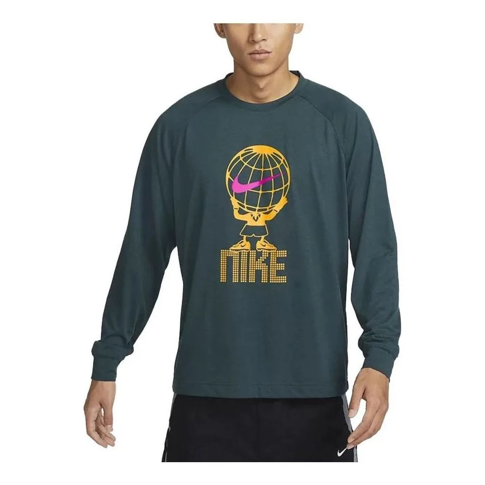 Nike Dri-Fit Culture of Football Long-Sleeve T-Shirt 'Green' FB6805-328 - 1