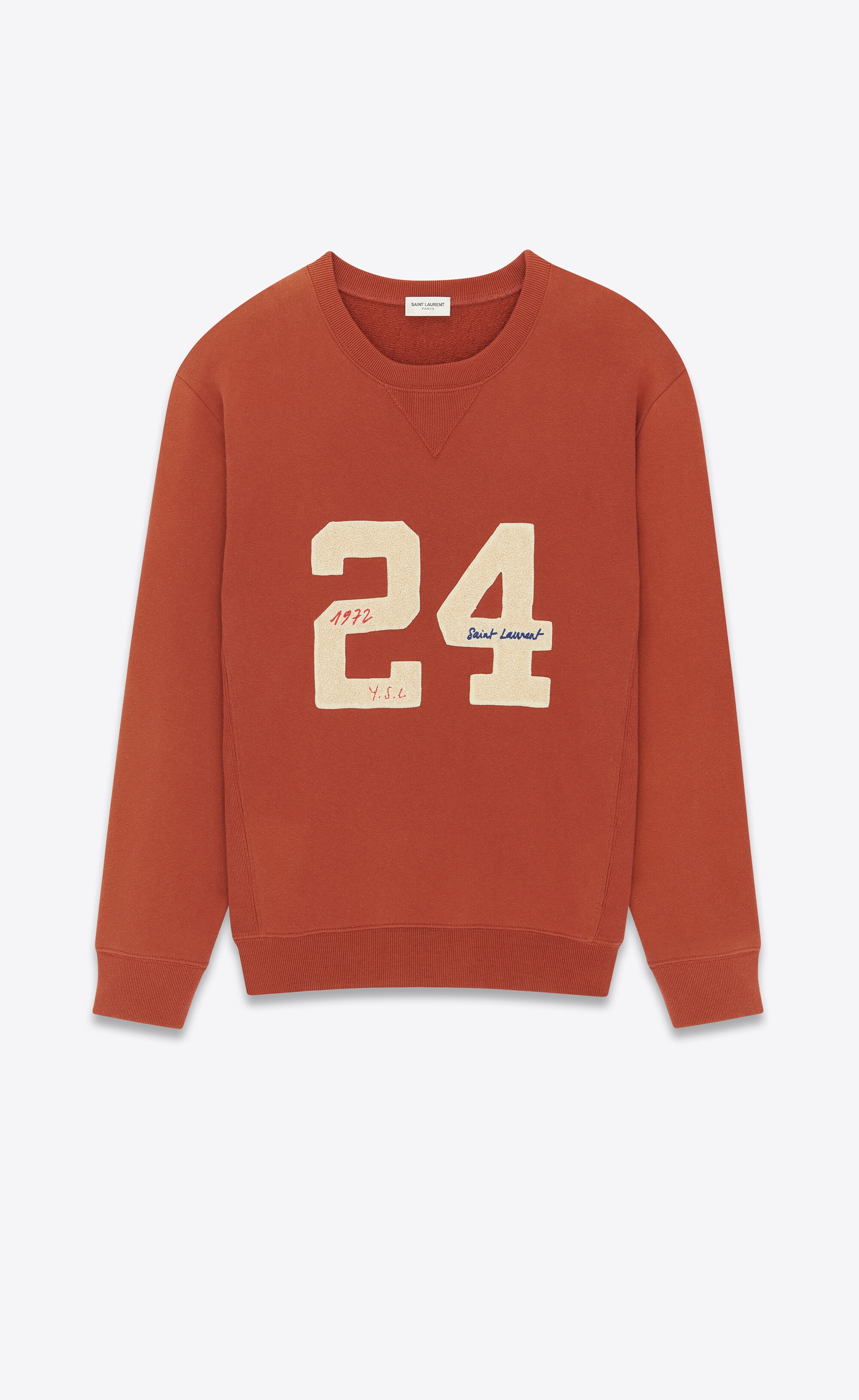"24 saint laurent" sweatshirt - 1