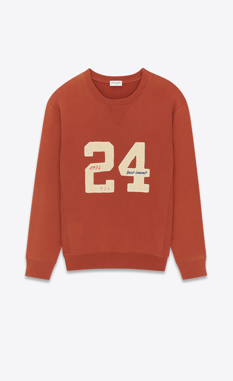 "24 saint laurent" sweatshirt 1