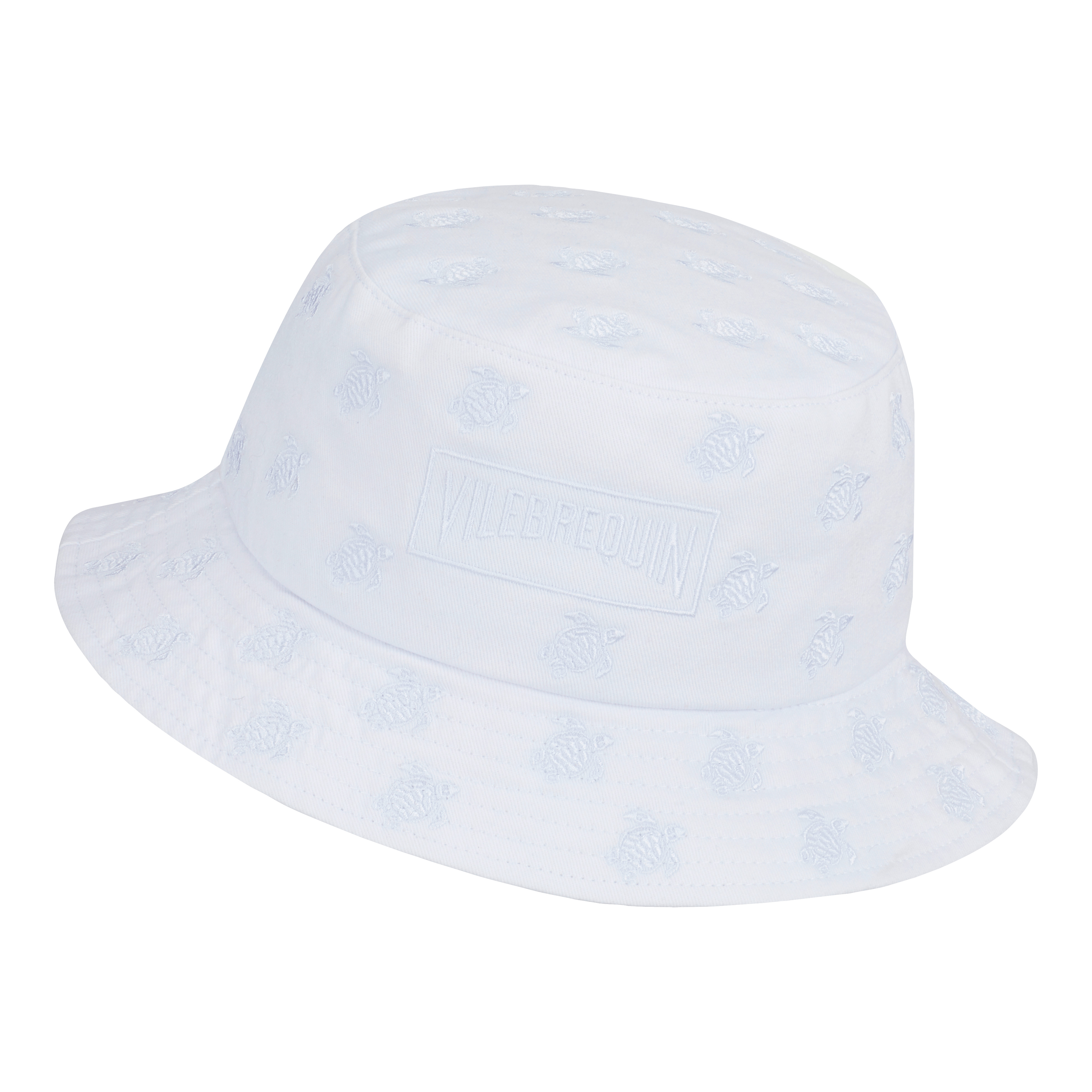 Embroidered Bucket Hat Turtles All Over - 1
