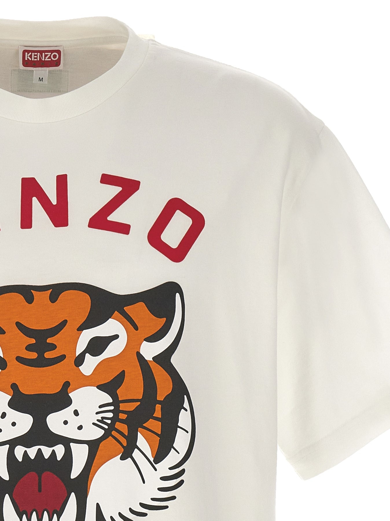 Lucky Tiger T-Shirt White - 3