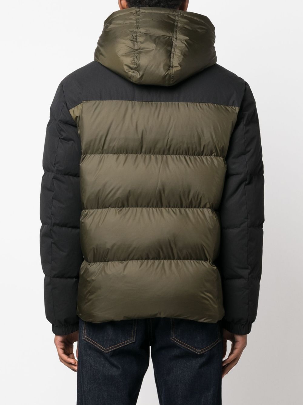 detachable-hood down jacket - 4