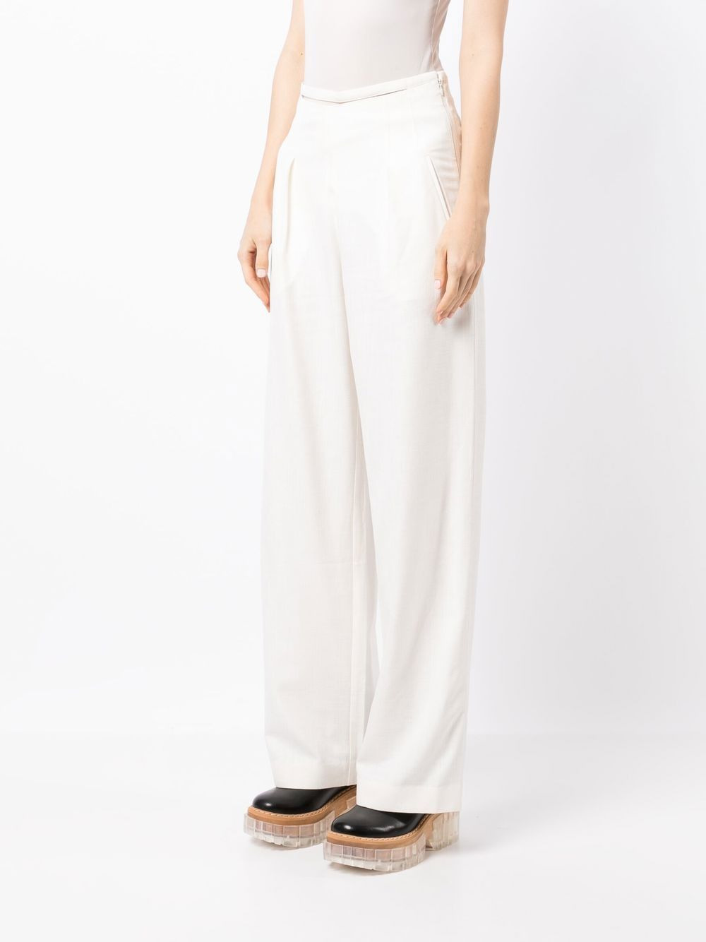 Tasha cut-out wide-leg trousers - 3