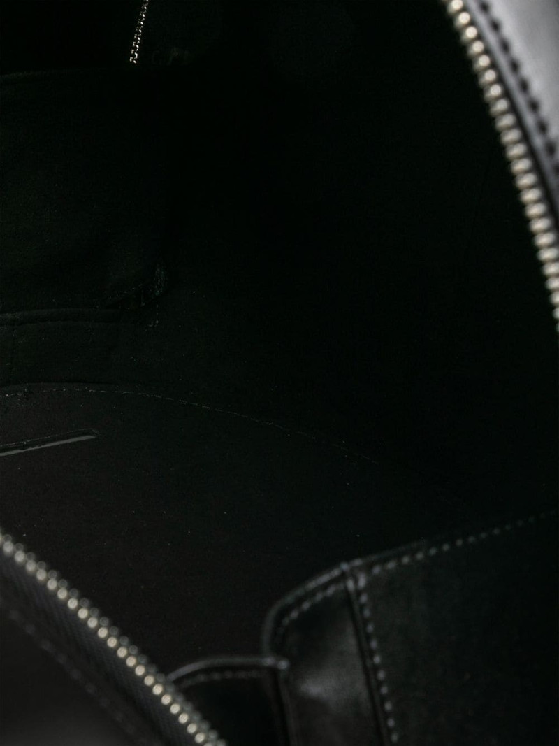 logo-lettering leather tote bag 4