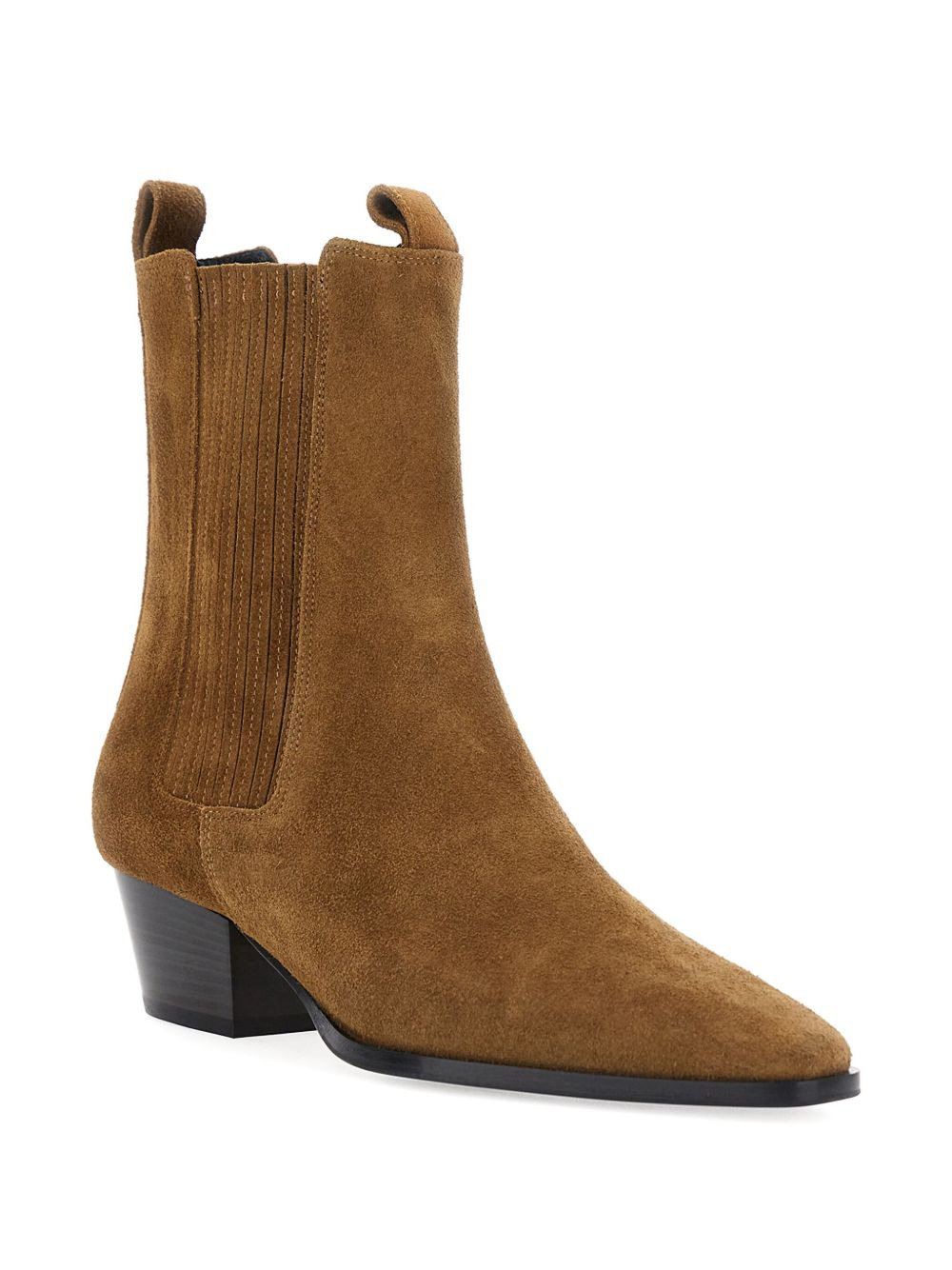 side-panels pointed-toe ankle boots - 2