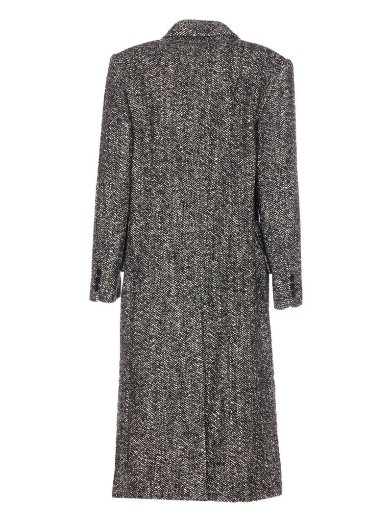 Isabel Marant herringbone double-breasted coat outlook