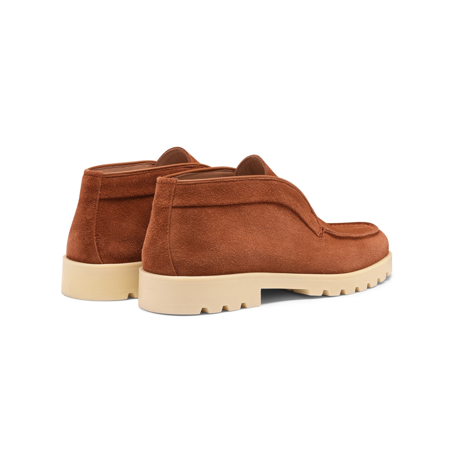 Women's orange suede desert boot - 4