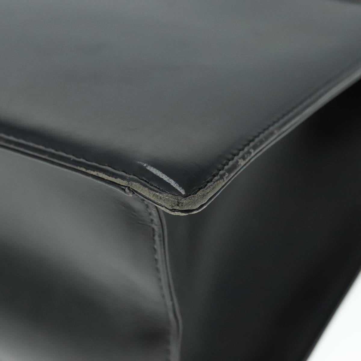 Burberry Shoulder Bag Leather Black Silver - 14