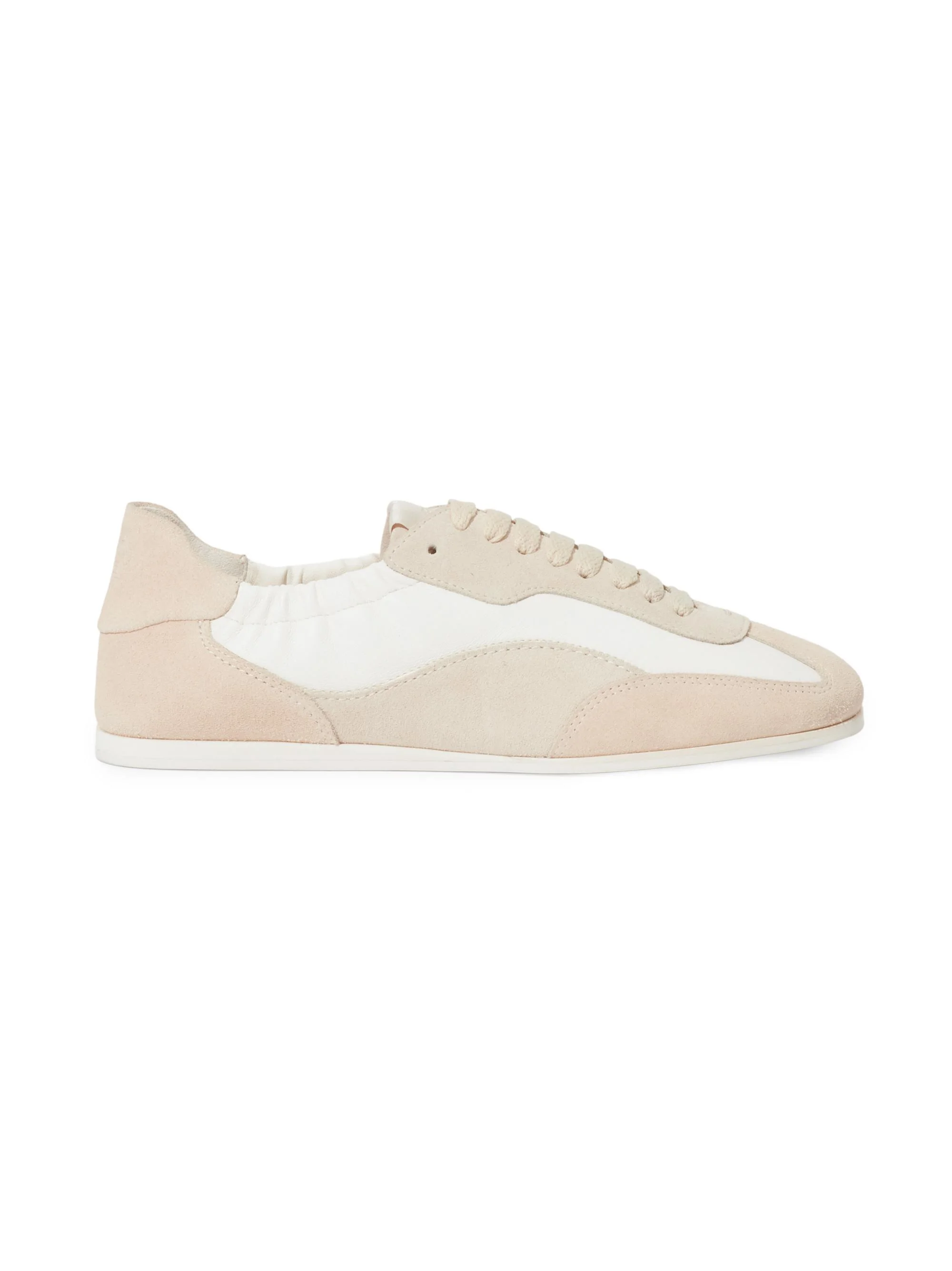 Women's Georgie Suede & Leather Sneakers - Cream - 1
