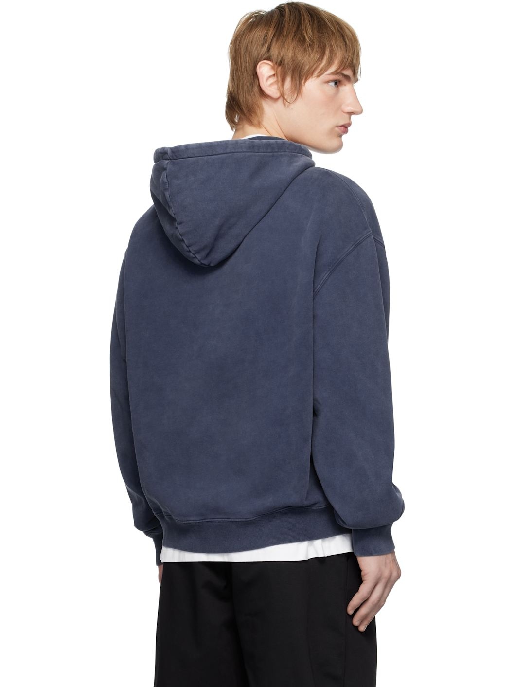 Navy Link Zip-Up Hoodie - 3