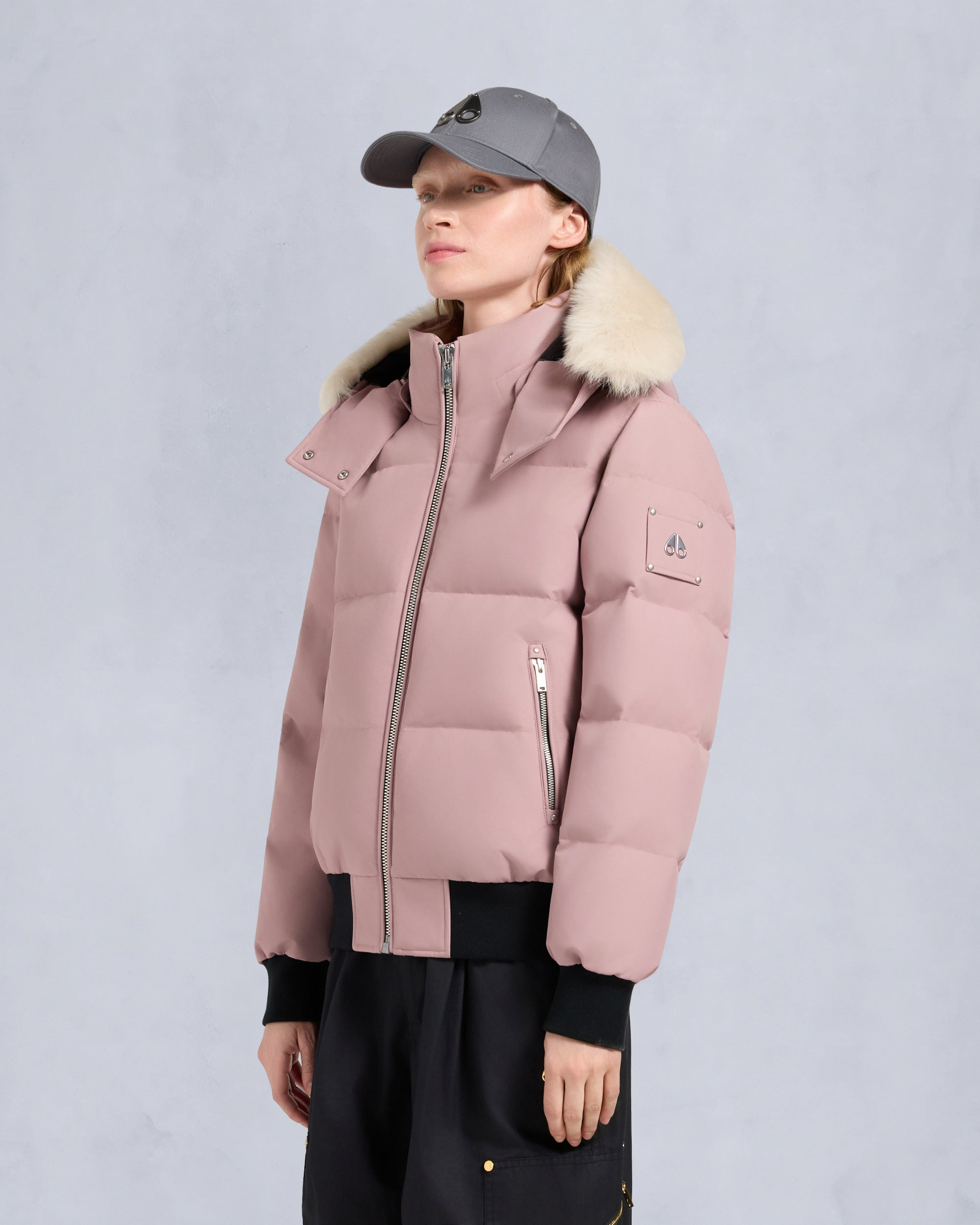 CLOUD SHEARLING BOMBER JACKET - 4