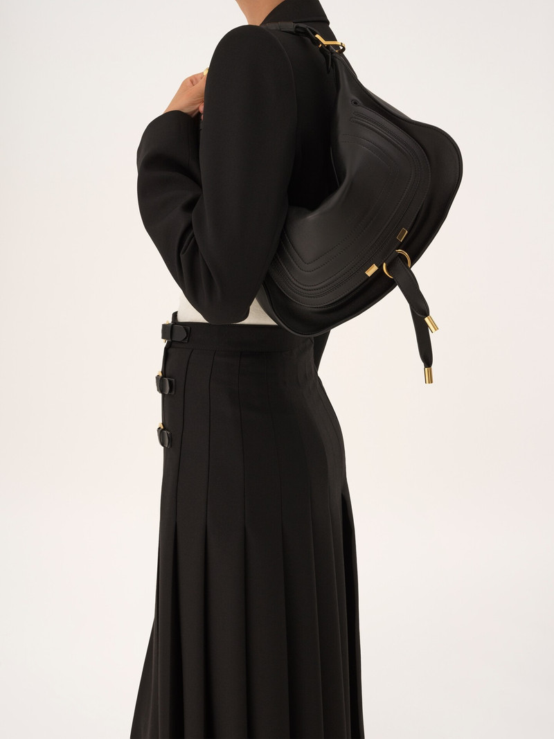 Chloé SMALL MARCIE SHOULDER BAG IN SOFT LEATHER outlook