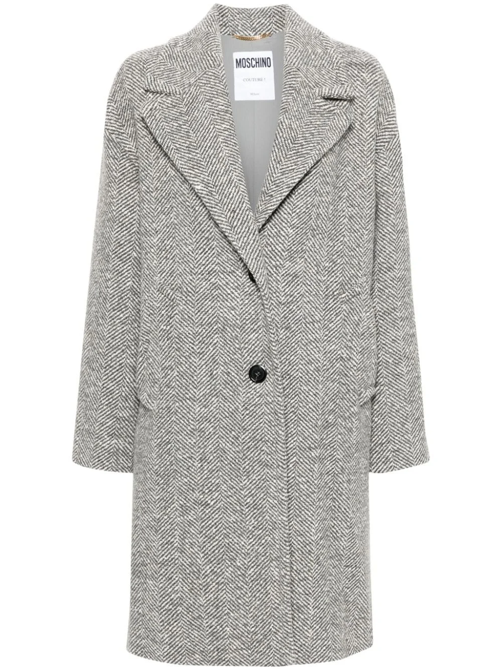 herringbone coat - 1