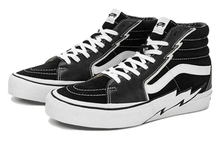 Vans Sk8-Hi VLT LX x Mastermind World 'Bolt - Punk Culture' VN0007PSBLK - 3