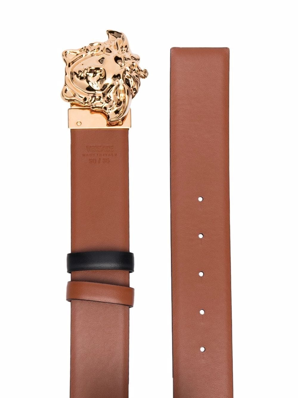 Medusa Head Greca-print belt - 2