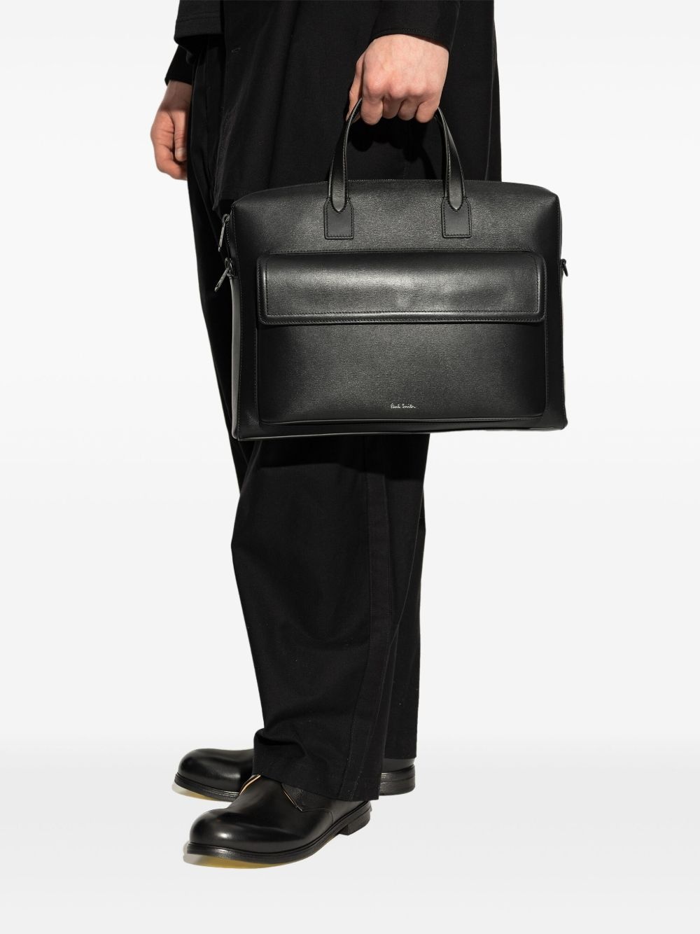 leather laptop bag - 2