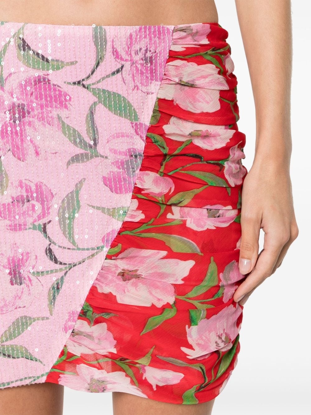 sequin-embellished skirt - 5