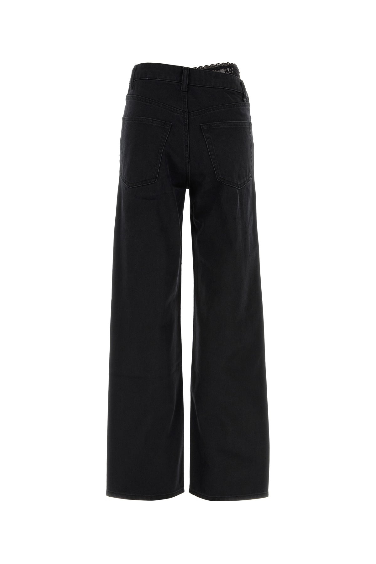 Black denim jeans - 2