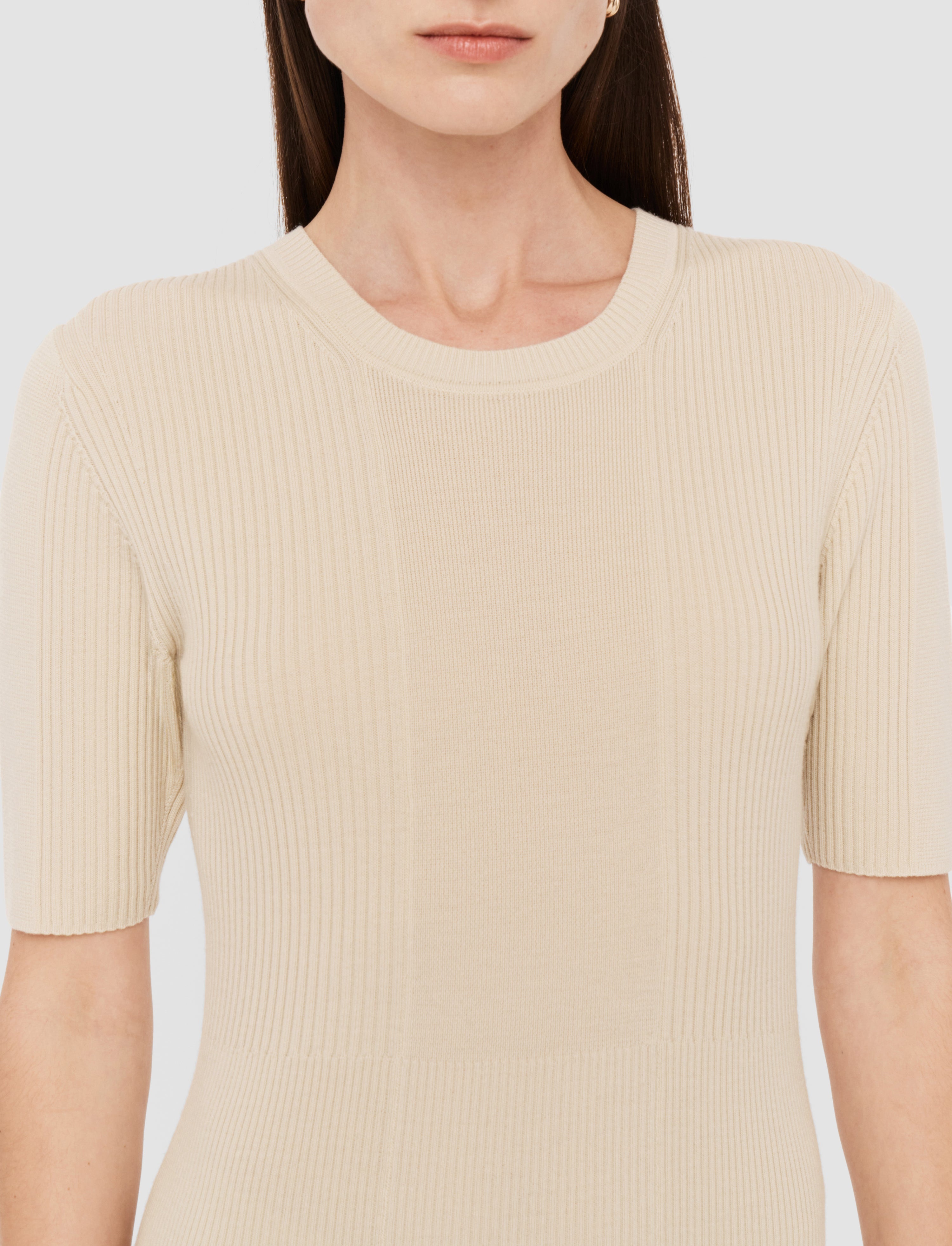 Fine Merino Rib Dress - 7