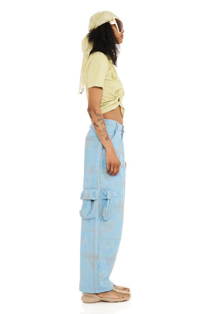 DENIM PICNIC LAWN CARGO PANT 4