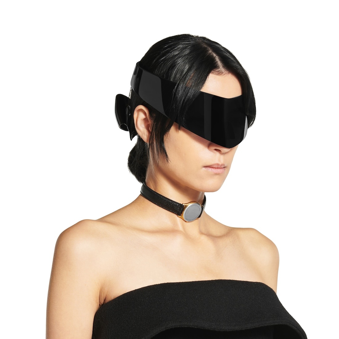 Women's Geneva Choker  in Silver/gold/black - 5