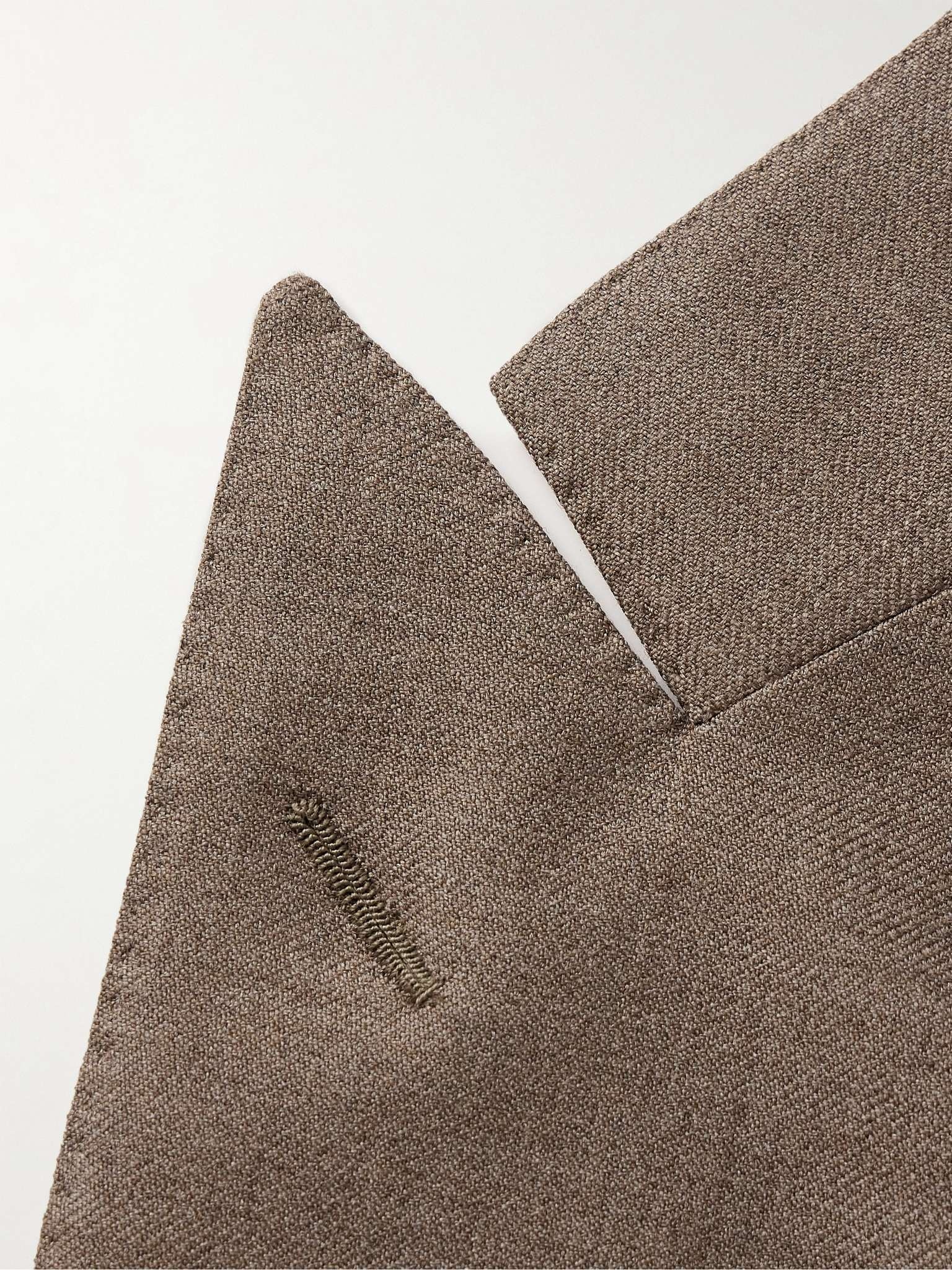 Double-Breasted Virgin Wool-Twill Suit Jacket - 3