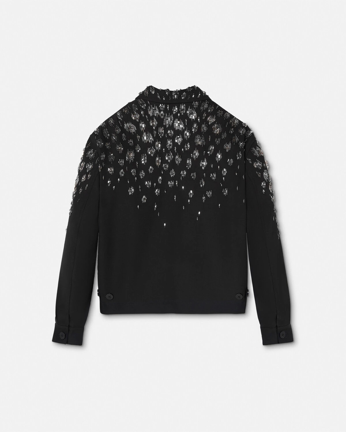 Crystal Light Wool Blouson Jacket - 3