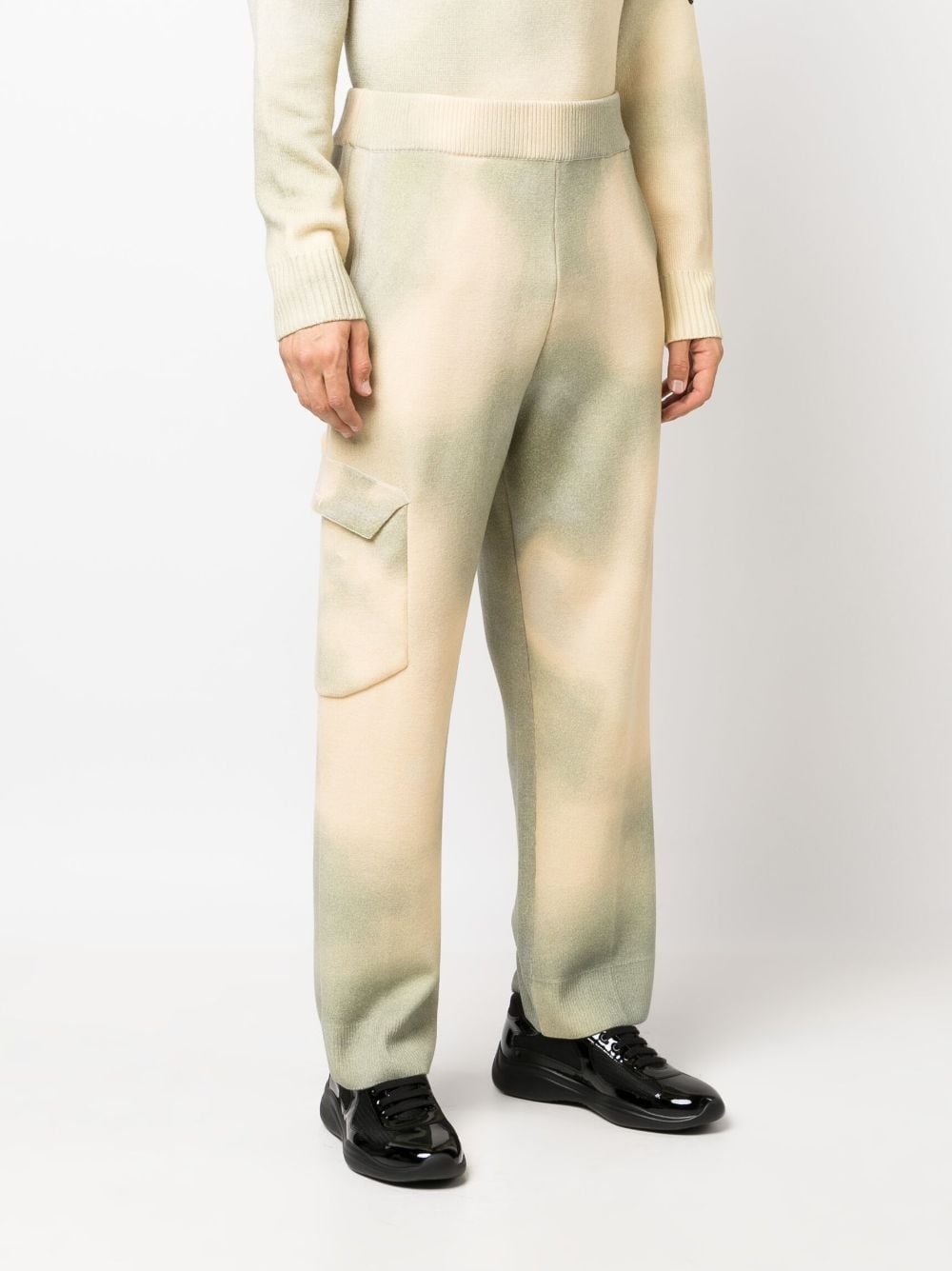 gradient high-waist trousers - 3