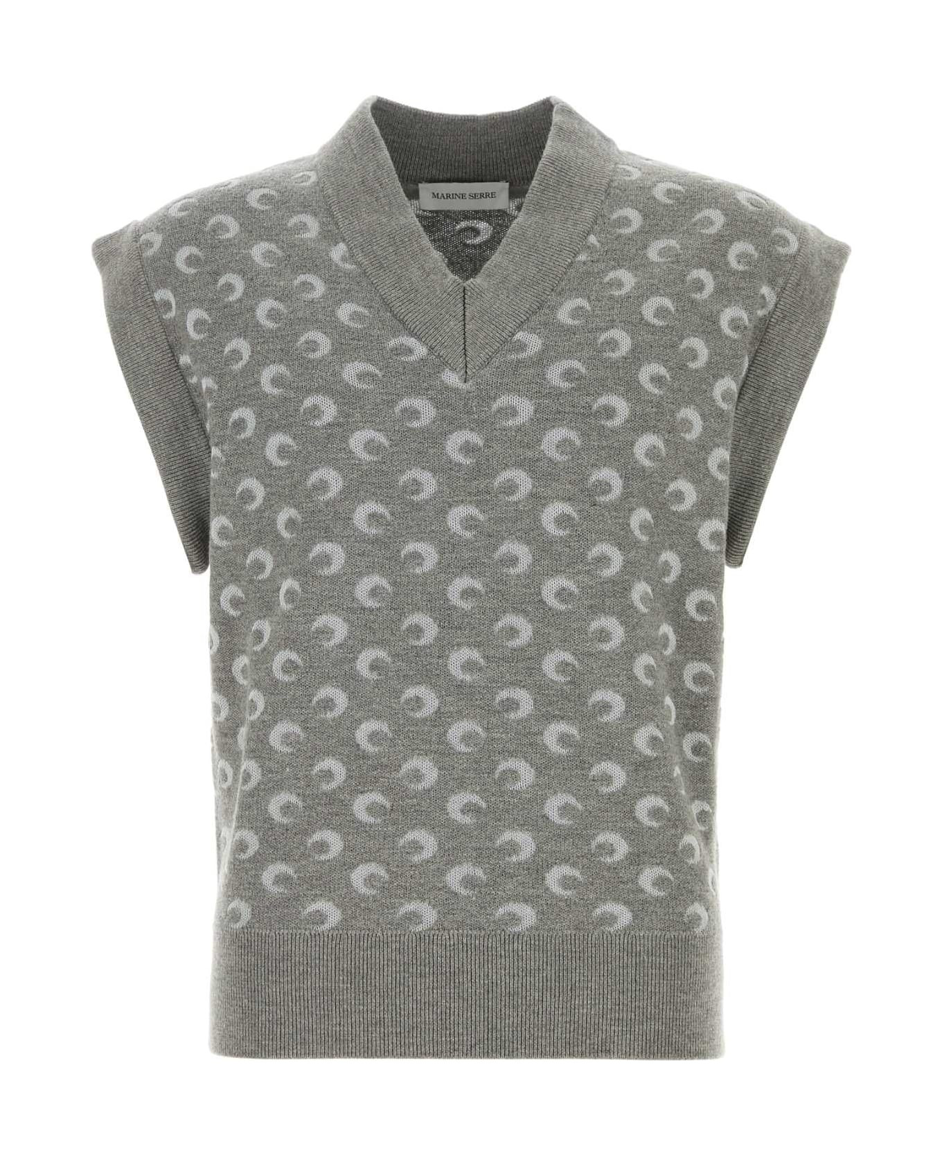 Embroidered Wool And Viscose Vest - 1