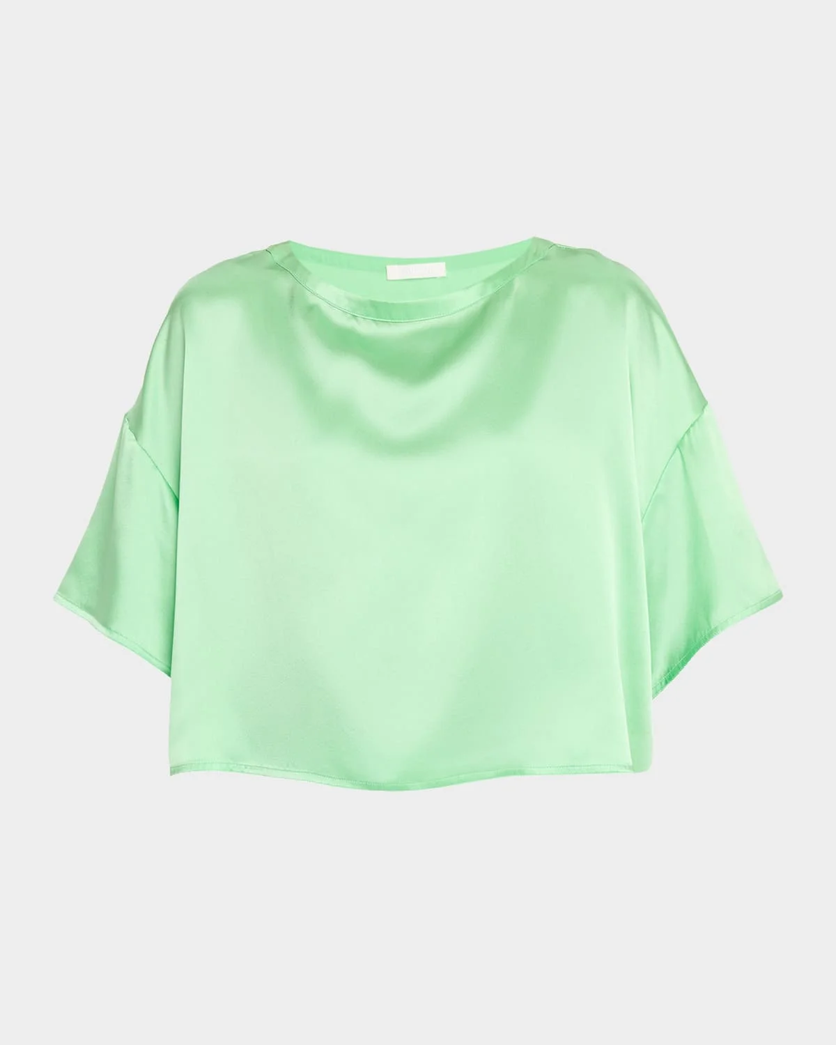 Brynn Pull-On Silk Shorts - 1
