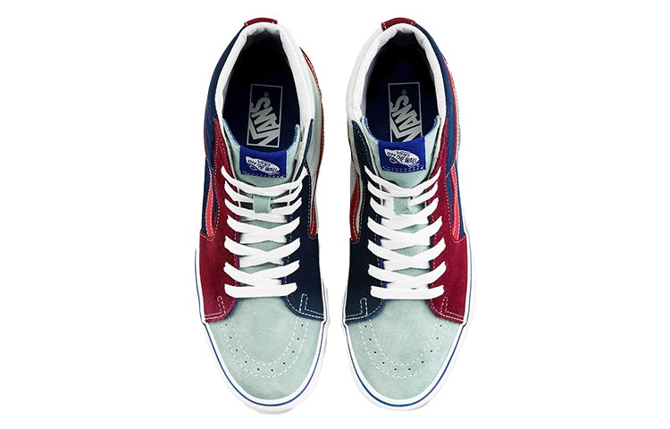 (WMNS) Vans SK8-HI (MIX & MATCH) MULTI 'Red Blue' VN0A4U3C2PJ - 3