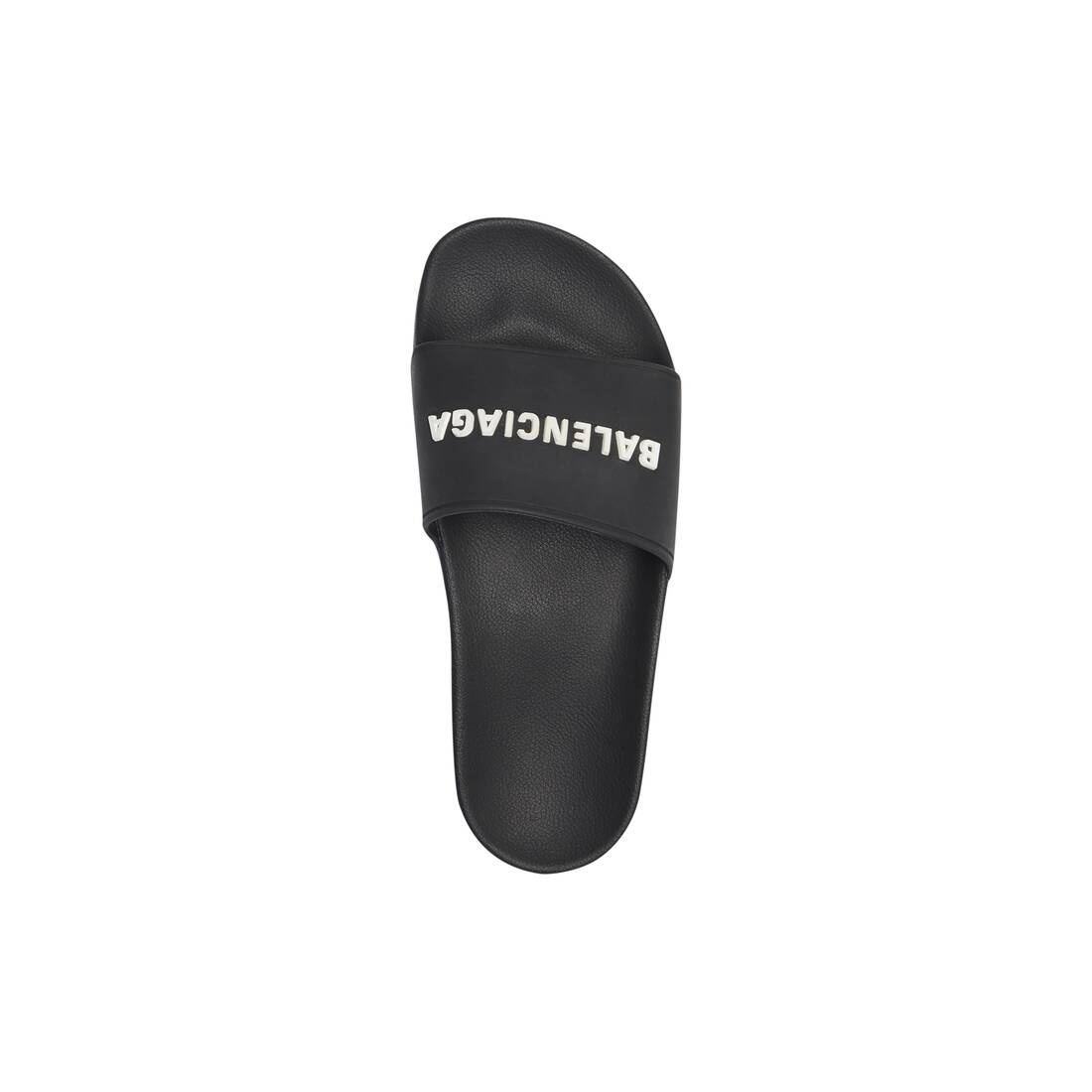 Women's Pool Slide Sandal in Black/white - 4