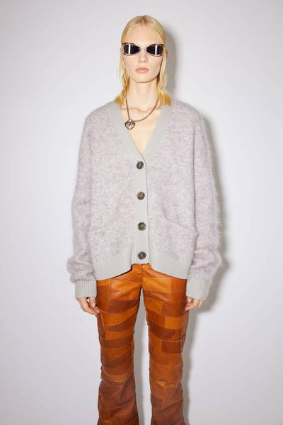 Acne Studios Mohair-blend cardigan - Dusty lilac outlook