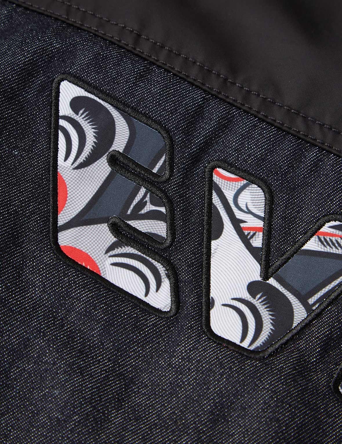 Fabric Blocking Mid-length Padded Coat - 11