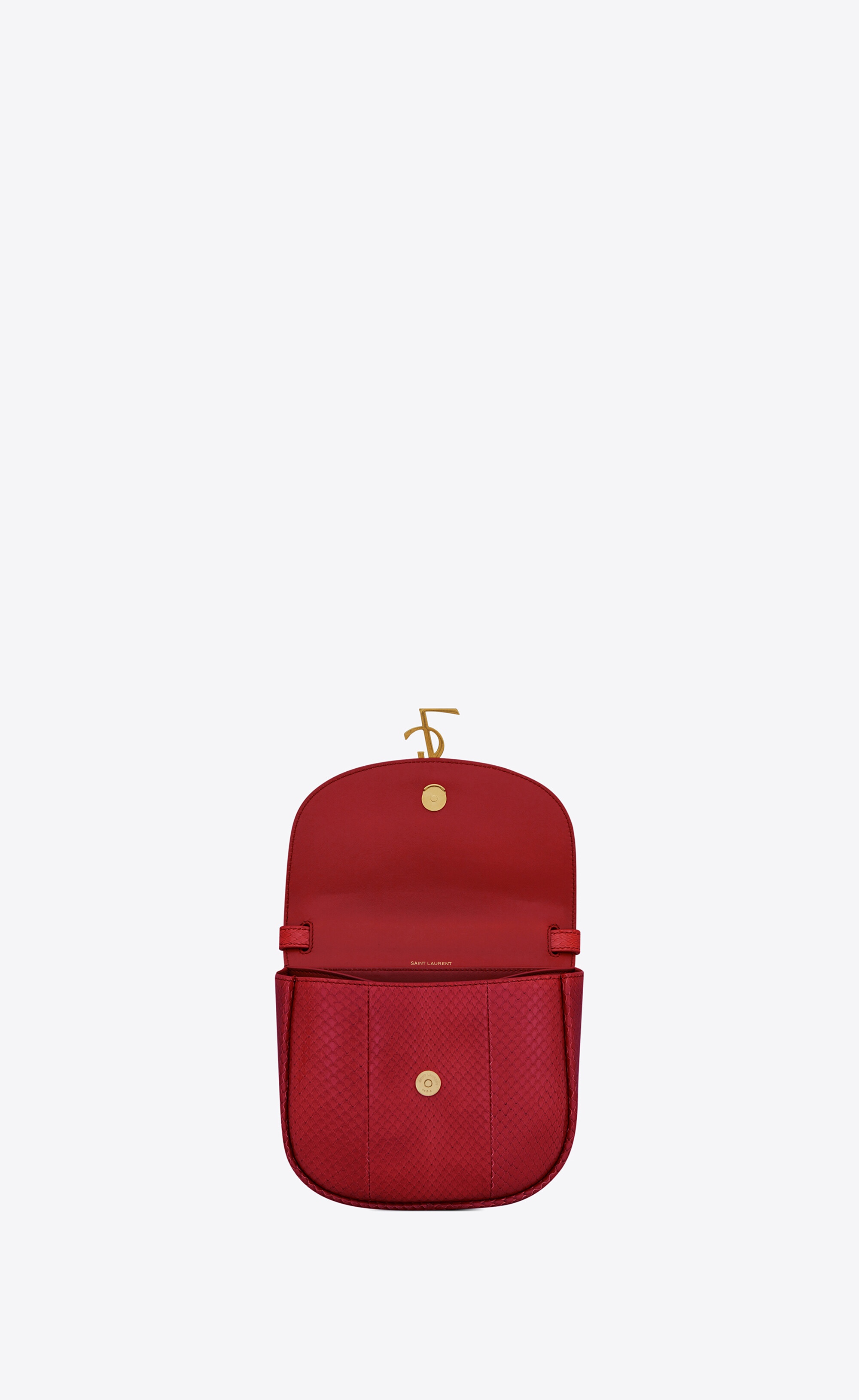 kaia small satchel in lacquered ayers - 5