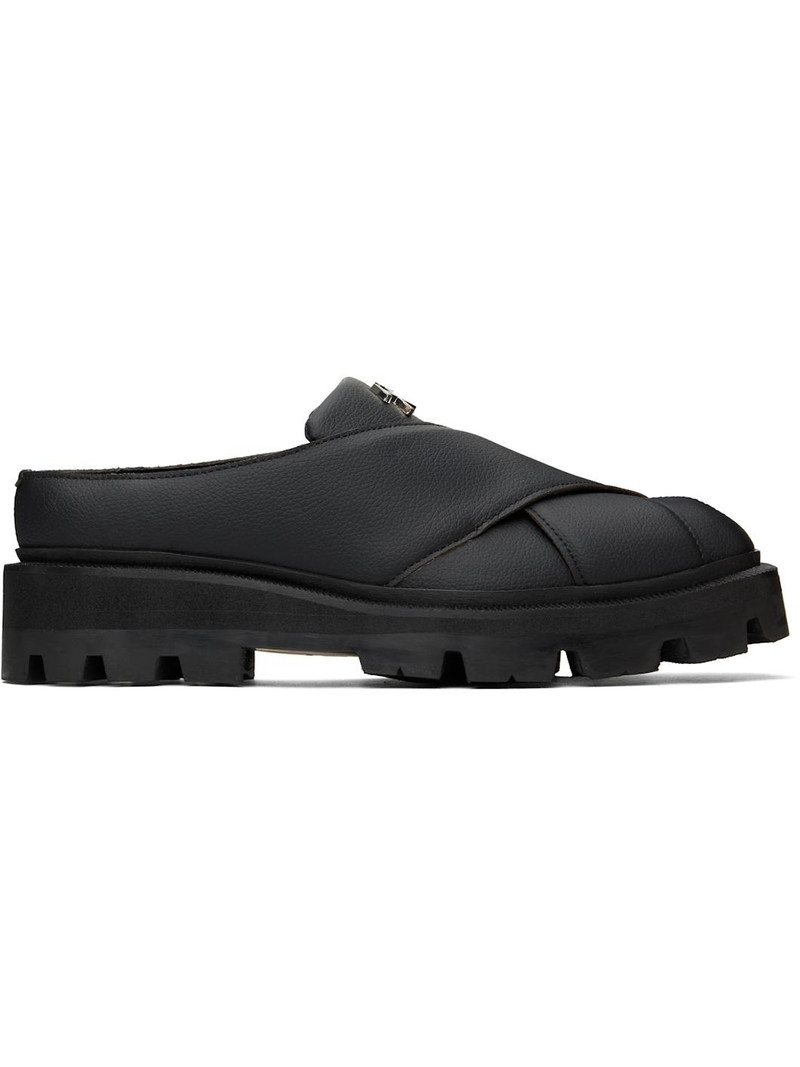 Black Basim Crossover Mules 1