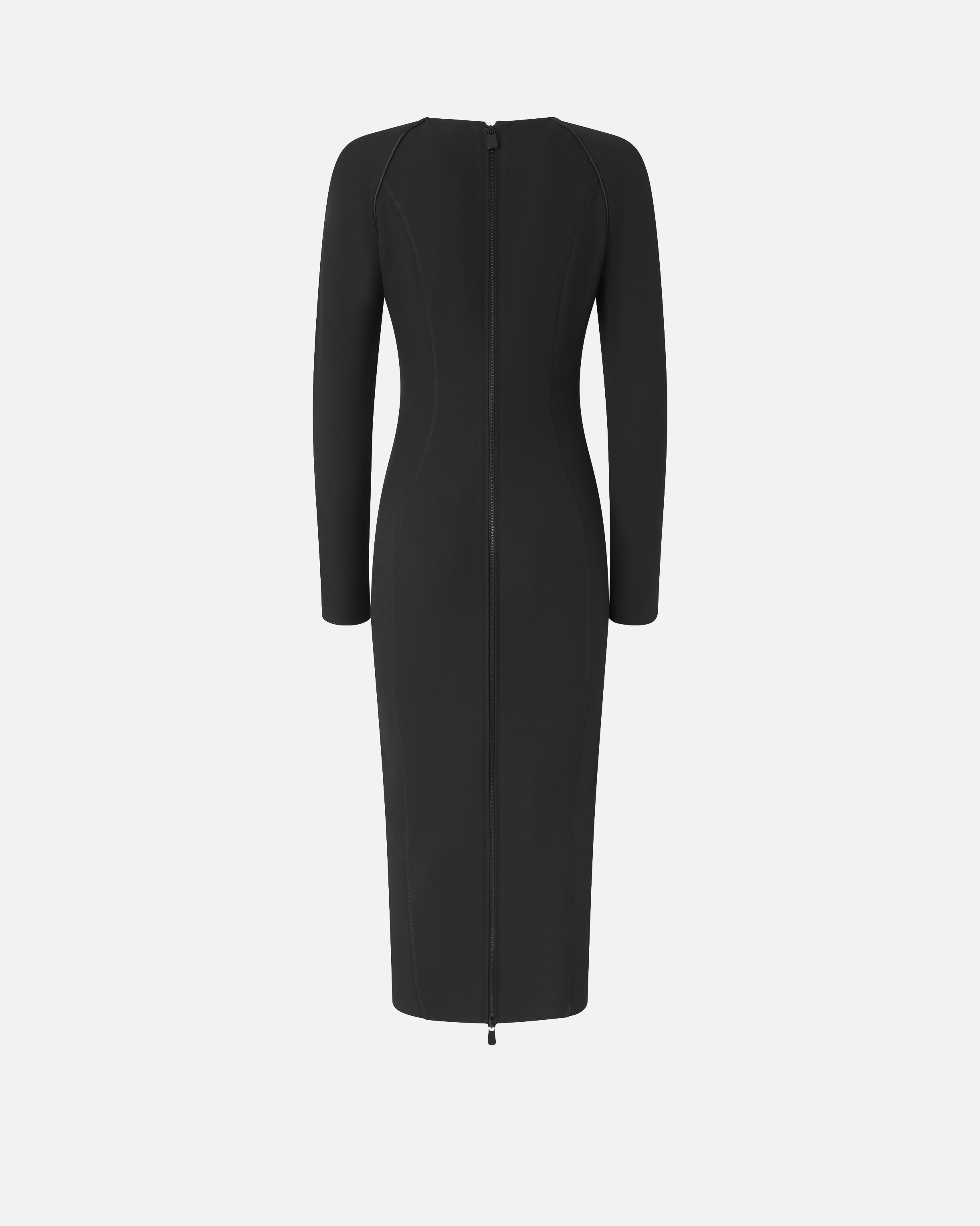 SLIM-FIT DRESS WITH ZIP - 6