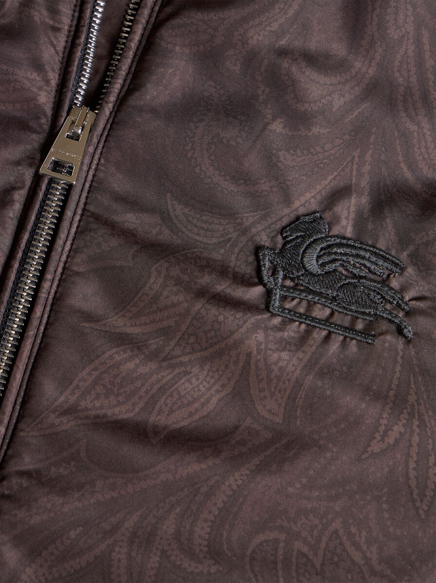 PAISLEY BOMBER JACKET WITH LOGO - 6