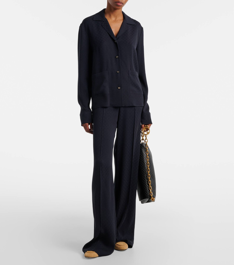 GUCCI GG mid-rise wide-leg pants outlook