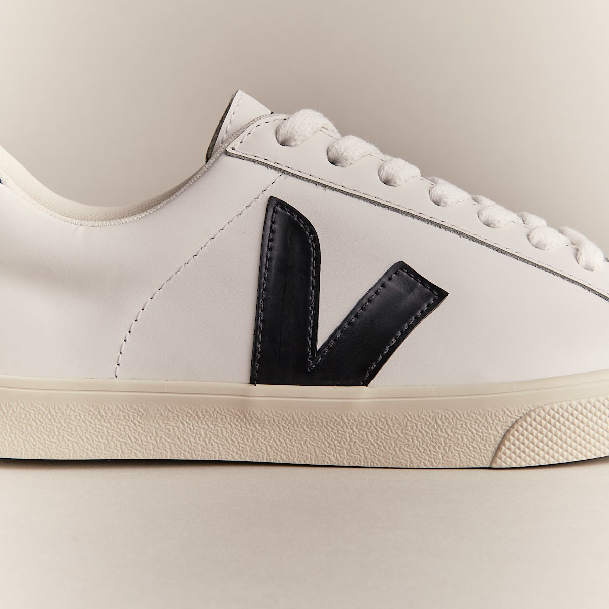 ESPLAR LEATHER WHITE BLACK - 4