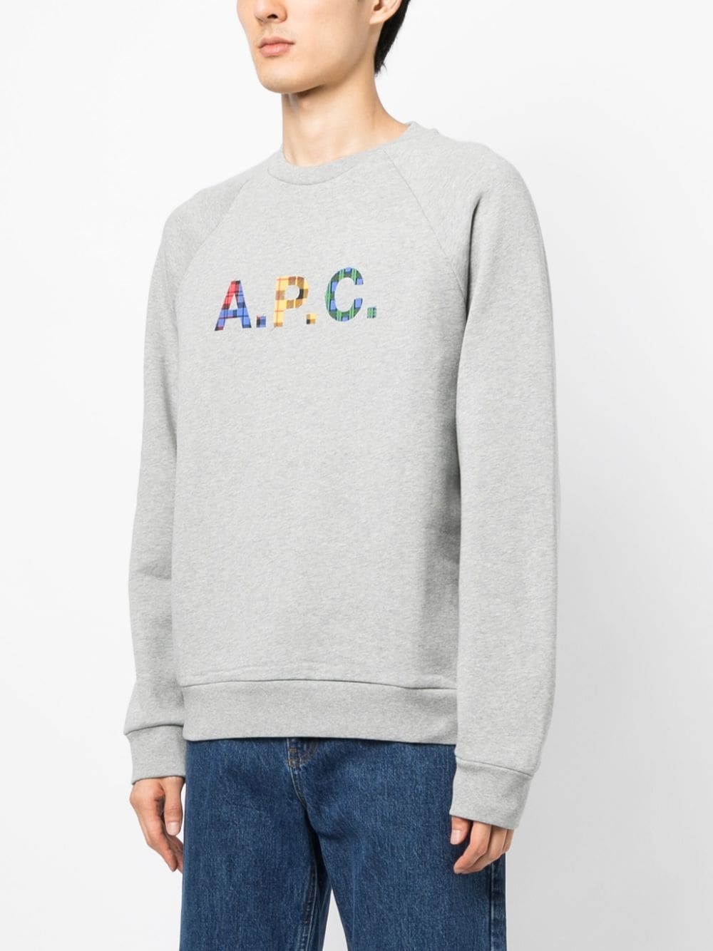 Shaun tartan-logo sweatshirt - 3